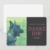 Carte De Remerciements Scottish Terrier (Devant / Derrière)
