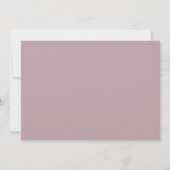 Carte De Remerciements Script cœur rose blush pour Baby Shower Fille (Dos)