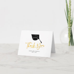 Carte De Remerciements Script de Casquette de 2e année 2025