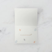 Carte De Remerciements Script moderne Elégant en chute Feuille Thanksgivi (Intérieur)