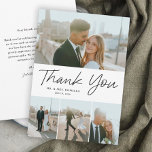 Carte De Remerciements Script moderne Simple 4 Mariage photo<br><div class="desc">Script moderne Simple 4 Mariage photo Carte de remerciements. Cliquez sur le bouton Modifier pour personnaliser cette conception en fonction de vos besoins.</div>