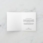 Carte De Remerciements Script simple bon marché (Intérieur)