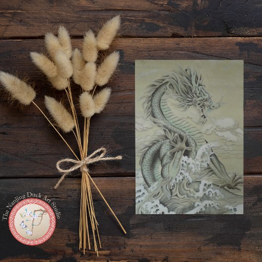 Carte De Remerciements Sea Dragon
