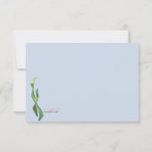 Carte de remerciements Sea Life (Dos)