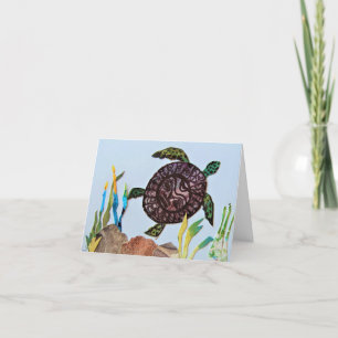 Carte De Remerciements Sea Turtle Birthday