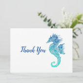 Carte De Remerciements Seahorse (Debout devant)