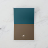 Carte De Remerciements Seahorse Romance, Mariage sur la plage (Intérieur)