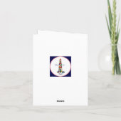 Carte De Remerciements Seashell beach coastal watercolor (Dos)