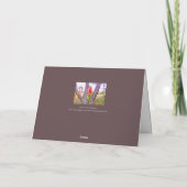 Carte De Remerciements "Seeing Red" Bright Red Tree blank greeting card (Dos)