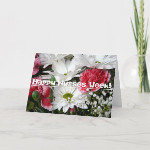 Carte De Remerciements Semaine d'infirmières ! - Belles fleurs dans le