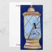 Carte De Remerciements sensations de tarot - le Hermite (Devant / Derrière)