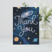 Carte De Remerciements Sentier Céleste Enchanté et Magique (Debout devant)