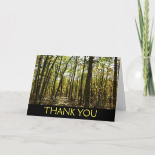 Carte De Remerciements Sentier des Appalaches en octobre à Shenandoah