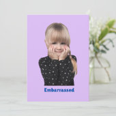 Carte De Remerciements sentiments des enfants (Debout devant)