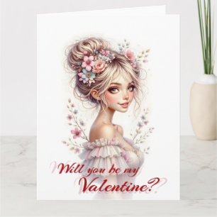 Carte De Remerciements Serez-vous mon Valentin – Impression d'art romanti