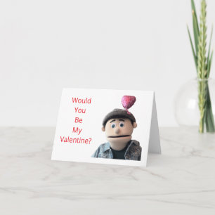 Carte De Remerciements Seriez-vous mon Valentin ?