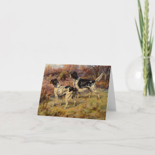 Carte De Remerciements Setters par Edmund Henry Osthaus