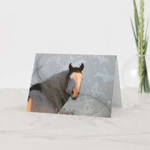 Carte De Remerciements Shaman Petroglyphs & Feather WildCards