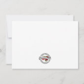 Carte De Remerciements Shamrock Mary Irish Celtic Cross Condolence (Dos)