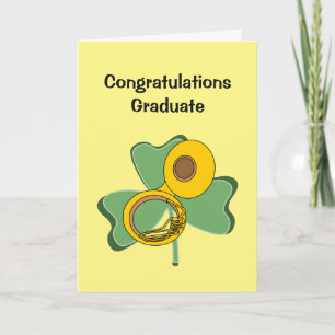 Carte De Remerciements Shamrock Tuba