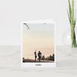 Carte De Remerciements Sharing shadows in Qammouaa