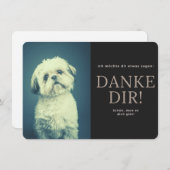 Carte De Remerciements Shih Tzu (Devant / Derrière)