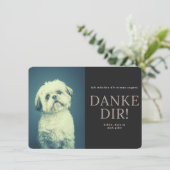 Carte De Remerciements Shih Tzu (Debout devant)