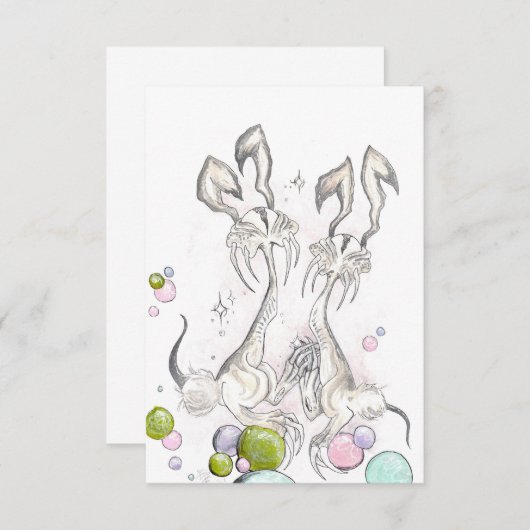 Carte De Remerciements Shroombunnie (Devant / Derrière)