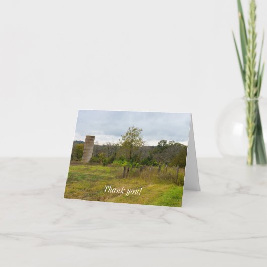 Carte de remerciements Silo Still Stands (Devant)