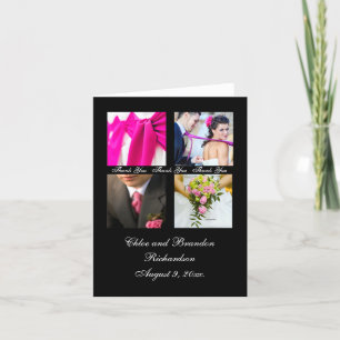 Carte De Remerciements Simple collage Thank You Card