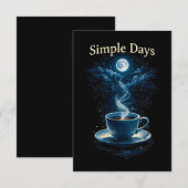 Carte De Remerciements Simple Days (Devant / Derrière)