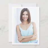 Carte De Remerciements Simple Élégant Feuillage de Eucalyptus PHOTO de re (Dos)