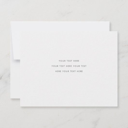 Carte De Remerciements Simple Elegant Moderne Trois Photo Collage Mariage (Dos)