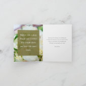 Carte De Remerciements Simple élégant script moderne Mariage photo person (Intérieur)