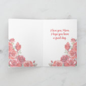 Carte De Remerciements Simple - Fête des mères (Intérieur)