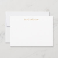 Simple minimaliste manuscrit Marigold Calligraphie