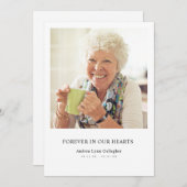 Carte de remerciements simple moderne (Devant / Derrière)