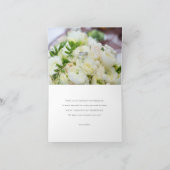 Carte De Remerciements Simple moderne noir Script photo Collage Mariage (Intérieur)