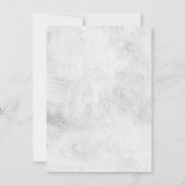 Carte De Remerciements Simple Script Black and White Baby Photo (Dos)