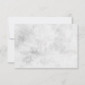 Carte De Remerciements Simple Script Diplôme Noir et Blanc (Dos)