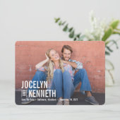 Carte De Remerciements Simplicité Pure COULEUR ÉDITABLE Enregistrer La Ca (Debout devant)