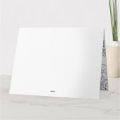 Carte de remerciements sincère (Dos)