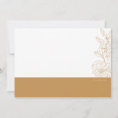 Carte de remerciements sincères (Dos)