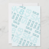 Carte De Remerciements Skate Park Fun Boy Fête d'anniversaire (Dos)