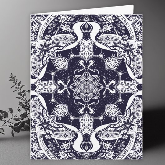 Carte De Remerciements Skunks Mandala Art Blank