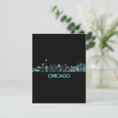 Carte De Remerciements Skyline de Chicago (Debout devant)