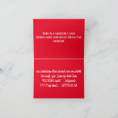 Carte De Remerciements SL 011 - Honnête Avec Nous-Mêmes (Intérieur)