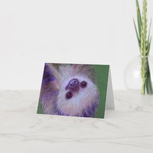 Carte De Remerciements Sloth
