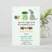 Carte De Remerciements Snids Snails Chien Chien Chien Chien Chien Tails i (Debout devant)