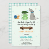 Carte De Remerciements Snids Snails Chien Chien Chien Chien Chien Tails i (Devant / Derrière)